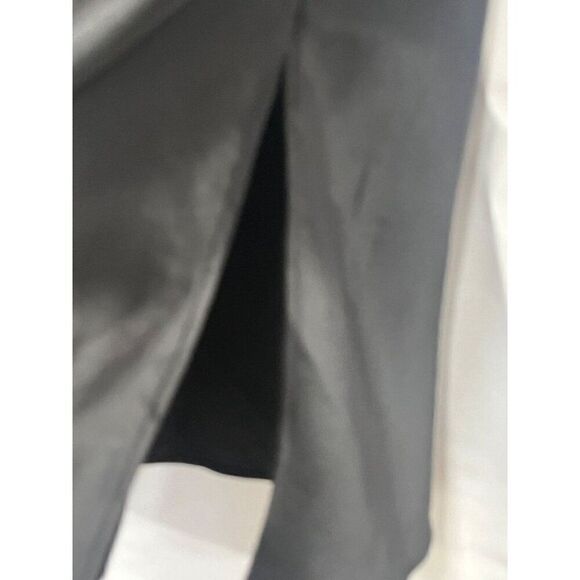 INC International Concepts Side Slit Slip Dress, Black, XS - Picture 8 of 10